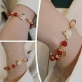 thumbnail image 4 of Bracelet New Chinese * Jade Rabbit Bracelet New F5, 4 of 9