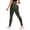 AH09_Army Green, variant on Cellulite Leggings for Women 3D Compression Leggings Tummy Control Butt Lifting Gym Yoga Pants Light Blue XL