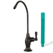 Metpure Reverse Osmosis Dinking Water Non Air Gap RO Faucet Filtration System Water Dispenser Spout (Venetian Bronze) With Drinking Water Faucet Wrench RO-FW148