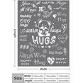 thumbnail image 4 of Warm Hugs Gift Throw Blanket,Warm and Soft Hug Blanket Inspirational Throw Blanket,Sympathy Gift Cancer Chemo Survivor Get Well Caring Gifts for Women After Surgery with Positive Gifts, 4 of 6
