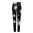 thumbnail image 5 of Buigttklop Pants for Women Womens Casual Christmas Printed Tight Leggings High Waist Pants, 5 of 5
