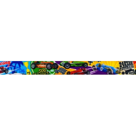 Country Brook Design® 1/2 inch Vintage Racing Photo Quality Polyester Closeout, 10 Yards