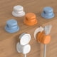 thumbnail image 2 of Organizador de cables magnético con clip para la gestión de cables, adhesivo, giratorio de 360 grados, para mesita de noche, escritorio y oficina., 2 of 8