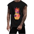 thumbnail image 2 of Tank Tops Casual Men Mens 3D Print Tank Top Summer Casual Novelty Polyester Gym Workout Bodybuilding Tank Tops Athletic Sleeveless T-Shirts Fitness Bodybuilding Muscle Shirts, 2 of 5