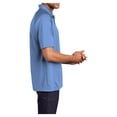 thumbnail image 3 of Yellow Rooster Men's Dri-Mesh Pro Polyester Polo Shirt Carolina Blue 2XL, 3 of 7