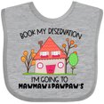 thumbnail image 3 of Inktastic Book My Reservation I'm Going to Mawmaw and Pawpaw's- House Boys or Girls Baby Bib, 3 of 4