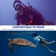 thumbnail image 4 of UPOUART 1Set Durable Adult Snorkeling Mask Snorkel Set Blue Lightweight Ergonomic Snorkeling Gear, 4 of 8