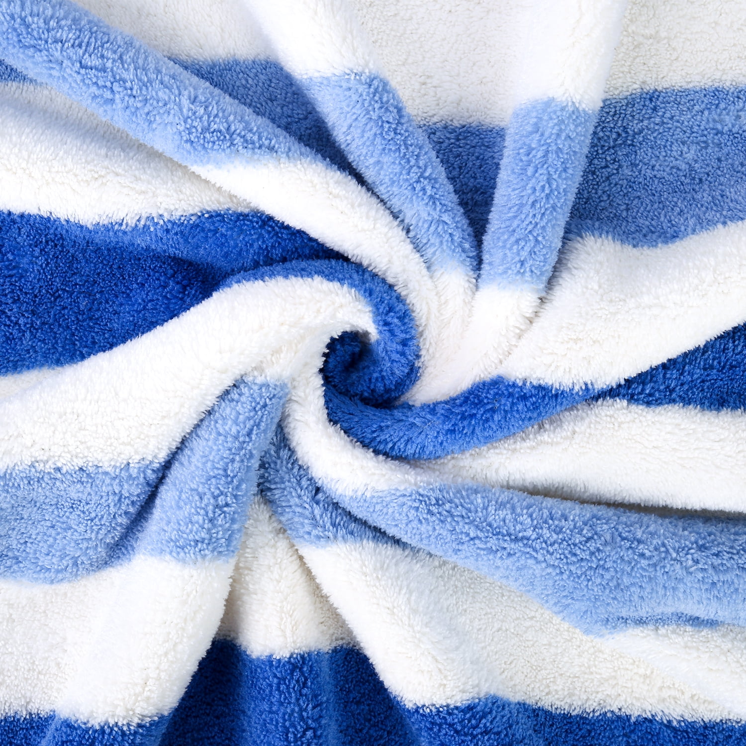 NC 2 Pack Bath Towels, Super Soft, Absorbent, Microfiber Bath Towel Set, Blue