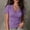 Light Violet, variant on Tie Waist Tops for Women Slim Fit Tees for Women Womens Athletic Tops Peasant Tops for Women Casual Top Cute Basic Tops for Women Dressy Tops for Women Womens V Neck T Shirts Basic Shirts Women