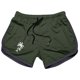 thumbnail image 2 of Pantalones Cortos Casuales de la Malla de la Impresión Del Árbol de Palma de los Hombres Tres Cuartos de Pantalones Cortos Deportivos, Pantalones Cortos de Entrenamiento de Ejercicio Respirables con B, 2 of 3