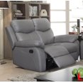 thumbnail image 3 of Levoluxe Aveon 62 Pouces Causeuse Inclinable avec Coussin en Cuir (Noir), 3 of 9