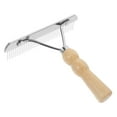 thumbnail image 1 of Minkissy 1Pc Horse Grooming Comb Wooden Square Handle For Pet Owners, 1 of 7