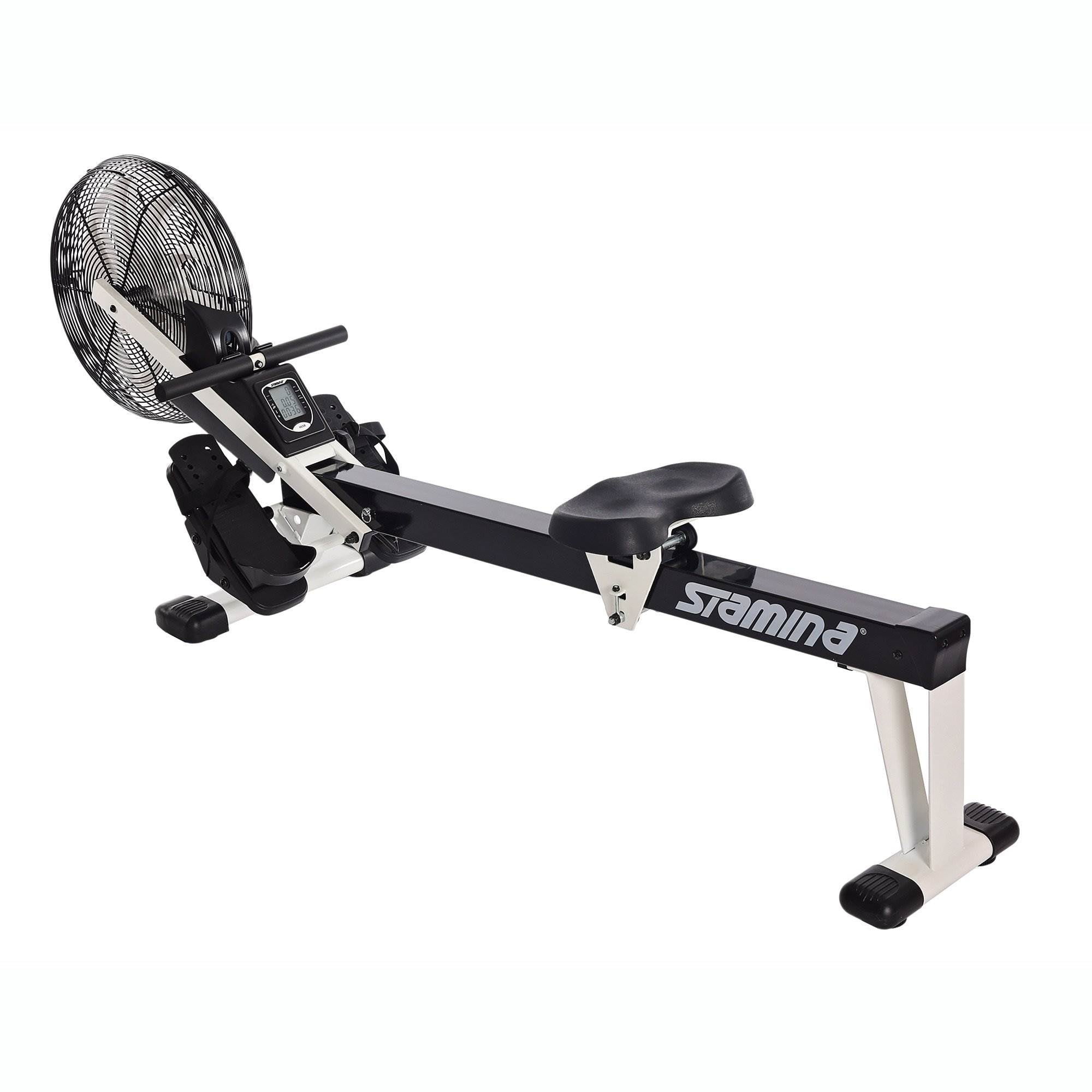 Stamina Products Home Exercise Water Rower with Multi Level Magnetic Resistance and Compact Foot Equipment Walmart