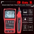 thumbnail image 4 of Detector De Cable De Red ANGGREK Prueba De Cortocircuito Pantalla LCD Escaneo Antiinterferencias, 4 of 8