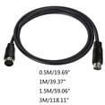 thumbnail image 3 of WINDLAND S-Video Cable for TV VCR DVD Camcorders Video Cards Mini Din 10Pin Male to Female S-Video Cable Connector 3/1.5/1/0.5m, 3 of 13
