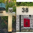 Stack Shadow 3 Inch House Number, Address Number for Outdoor Signs
