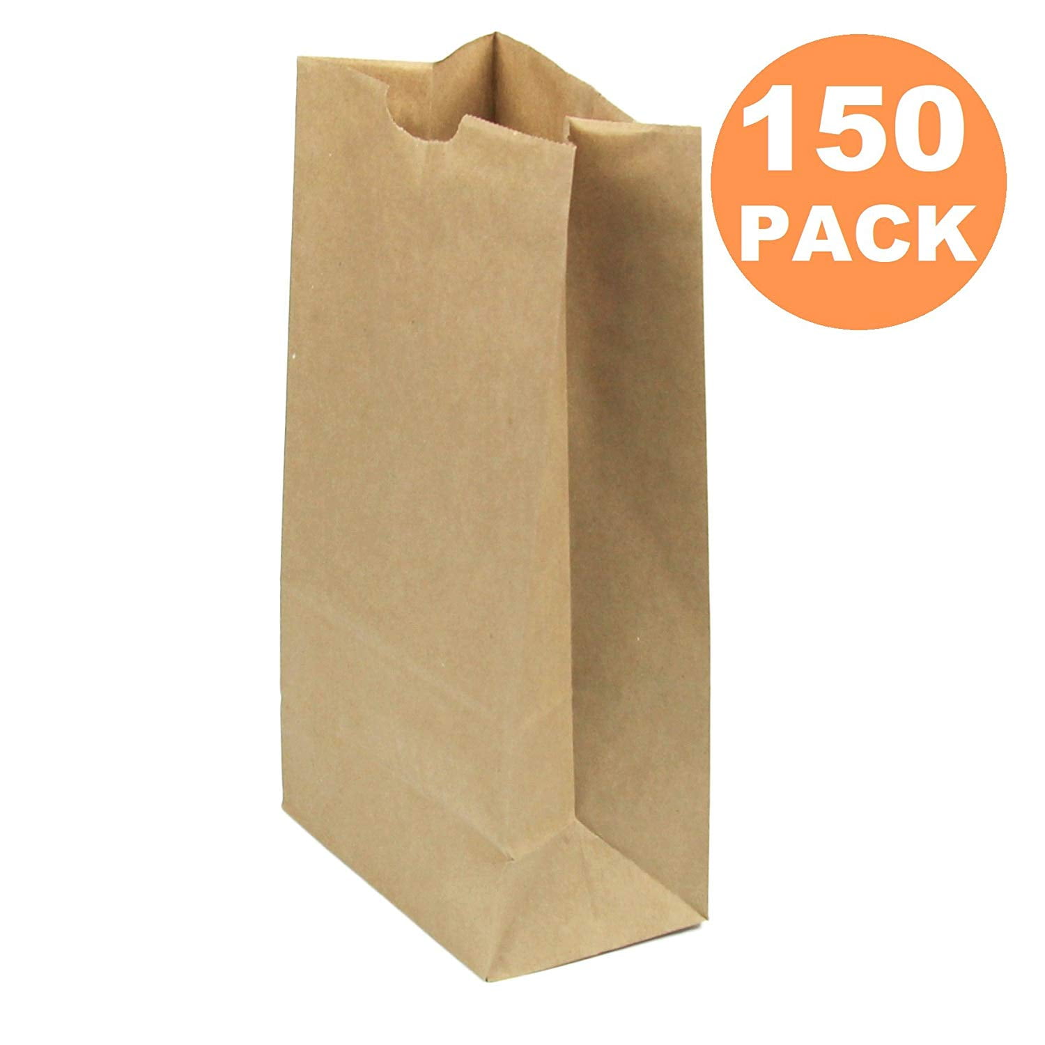 12 LB 13 x 7 x 4.5" Heavy Duty Kraft Paper Bags Grocery Lunch Retail