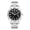Black, variant on Men's Stress Relief Watch: Reversible Bezel Calendar Luminous Stainless Steel Band Round Watch - Christmas Gift