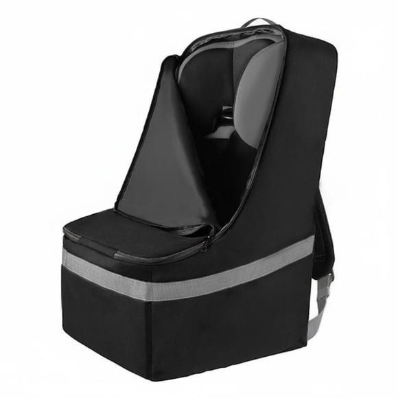 twisto Baby Baby Carriage Dust Cover Bag Dustproof Child Seat Transport Bag Thickened Car Seat Backpack Cover for Outdoor, Black-grey