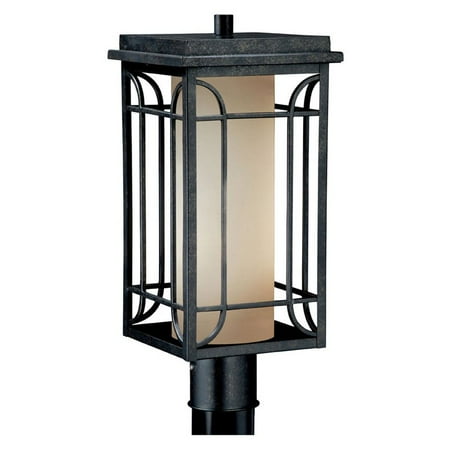 Vaxcel Newport Outdoor Post Light - 8W in. Gold Stone