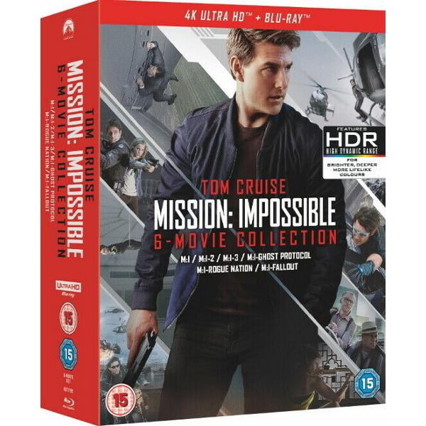 Tom Cruise Mission: Impossible - 6-Movie Collection [Blu-Ray + 4K Tom Cruise Mission: Impossible - 6-Movie Collection [Blu-Ray + 4K