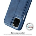 thumbnail image 5 of iPhone 11Pro 5.8 inch Case, Dteck Slim Fit Case Magnetic Flip Leather Stand Cover Built-in Card Holder For Apple iPhone 11 Pro 5.8" 2019, Blue, 5 of 8