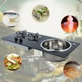 thumbnail image 6 of Outdoor Cooker LPG Gas Stove Hob Sink Combo Black For Boat Caravan RV Camper, 6 of 11