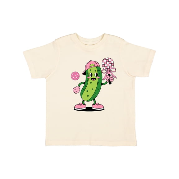 Inktastic Pickleball Cute Girly Pickle Girls Toddler T-Shirt