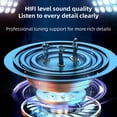 thumbnail image 2 of Auriculares de música para juegos Auriculares impermeables Compatible con Bluetooth 5.1 (Negro) Ndcxsfigh Para estrenar, 2 of 5