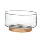 thumbnail image 2 of para aperitivos, cuenco con Base de madera, bandeja de comida, cuenco para servir, bandeja para el hogar, encimera de cocina, panes, S Macarena Frutero de pedestal, 2 of 8