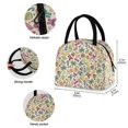 thumbnail image 2 of ALAZA Seahorse Palm Summer Insulated Lunch Box Reusable Cooler Tote Bag Work Office Picnic, 2 of 7