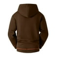 thumbnail image 3 of qucoqpe Mens Trendy Zip Up Hoodie Jacket with Multiple Pockets Long Sleeve Fleece Lined Outdoor Sweatshirt Tops, 3 of 5