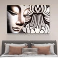 thumbnail image 4 of Lord Buddha Canvas Poster Bedroom Decor Sports Landscape Office Room Decor Gift,Frame-style,08x12inch(20x30cm), 4 of 8