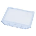 thumbnail image 2 of Water-resistance Horizontal ID Card Business Name Badge Holder Clear Blue 10cmx7cm, 2 of 3