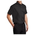 thumbnail image 4 of Yellow Rooster Men's Short Sleeve Easy Care Shirt Black/Light Stone XS, 4 of 6