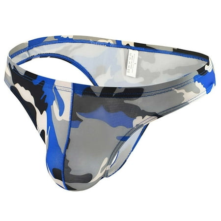 

AnuirheiH Men s Lingerie Sexy Solid Color Low Waist Briefs Underpants Sale Clearance