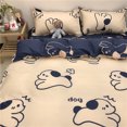 thumbnail image 1 of Korean Ins Black Flower Bedding Set Girl Orange Princess Style Sheet Cover Trellis Polyester Soft Bedclothes For Gitls Gift, 1 of 1