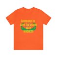 thumbnail image 2 of Someone to save the planet with KINDNESS Unisex Jersey Short Sleeve Tee, 2 of 12