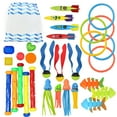 thumbnail image 4 of JOYIN Clearance 30 Pcs Diving Pool Toys for Kids,Jumbo Set with Storage Bag Pool Games Summer Swim Water Fish Toys, 4 of 8