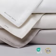 thumbnail image 5 of Fishers Finery 100% Egyptian Cotton Pillowcases - Hotel Quality, Luxurious 400 Thread Count Long-Staple Cotton with Sateen Weave - Breathable and Soft (Gray,SQ,2Pack), 5 of 6