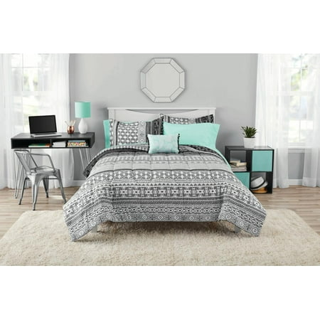 Mainstays Bambara Bed In A Bag Coordinated Bedding Walmart Com