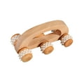 thumbnail image 3 of Rodillo masajeador de madera para músculos, masajeador multifuncional de cuello y cuerpo completo. Estilo B, 3 of 9