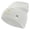 White, variant on US Army Retired Military Embroidered 8 Inch Knitted Short Beanie - DK Grey OSFM