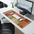 thumbnail image 2 of Long Mouse Pads for Desk,Pioneer Flower Floral Print Pattern Desk Mats on Top Of Desks, Desk Mouse Pad Extra Large with 3mm Non-Slip Base and Stitched Edge for Gaming,Office,Work,Home 31.5"x11.8", 2 of 6