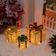 thumbnail image 1 of Cajas Navideñas Iluminadas con Control Remoto, Juego de 3, Decoración Led para Exteriores, Ideales para Regalos y Decoración de Jardín., 1 of 6