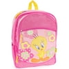 Tweety Bird Corduroy Trim Backpack with Coin Purse
