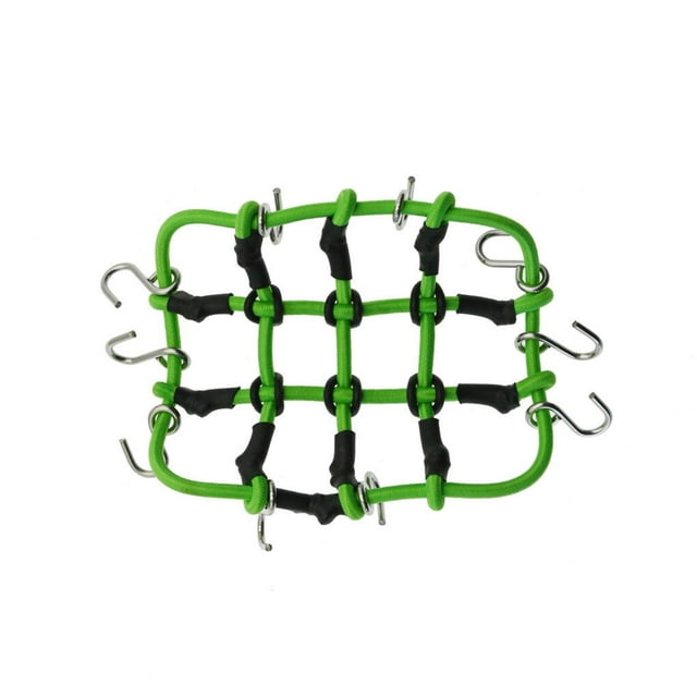 Roof Rack Wear-resistant Reusable Bungee Luggage with Strong Tensile Resistance Net Detachable Mesh Pocket Accessories Decoration Strong Tensile Resistance Green
