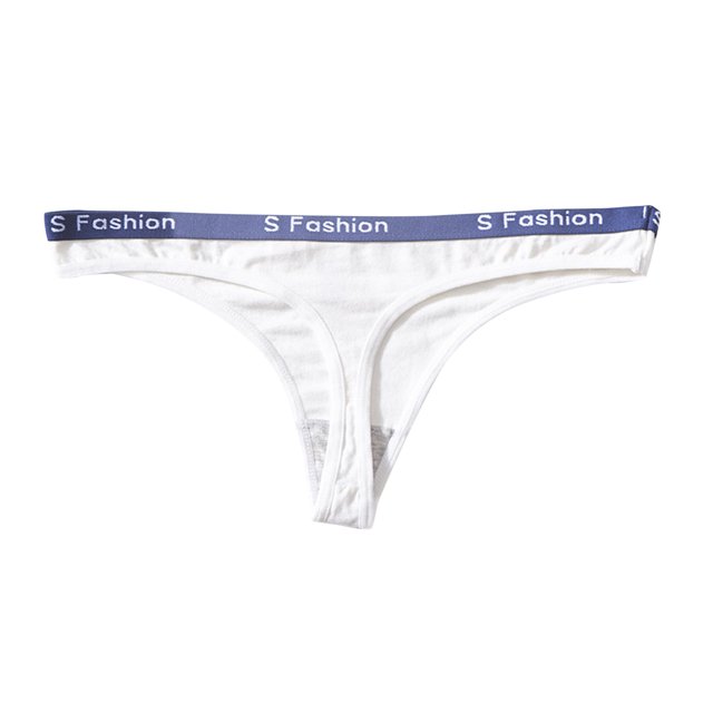Gibobby Ropa Interior para Mujer Bragas de algodón cómodas para mujer Bragas sexy sin costuras Tanga de cintura(Blanco, XL)