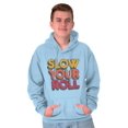 thumbnail image 5 of Slow Your Roll Saying Geek Nerd Gym Hoodie Sweatshirt Women Men Brisco Brands M, 5 of 6