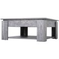 thumbnail image 2 of Topcobe Table Basse Moderne Simple à 2 Niveaux pour Salon, Grain de Bois, 2 of 7